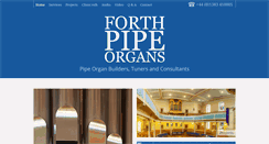 Desktop Screenshot of forthpipeorgans.co.uk